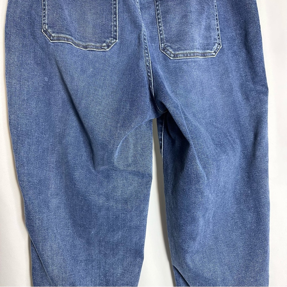 Madewell Pull-On Relaxed Jeans Drawstring Waistband High Waisted Large Hi Rise - Picture 11 of 12